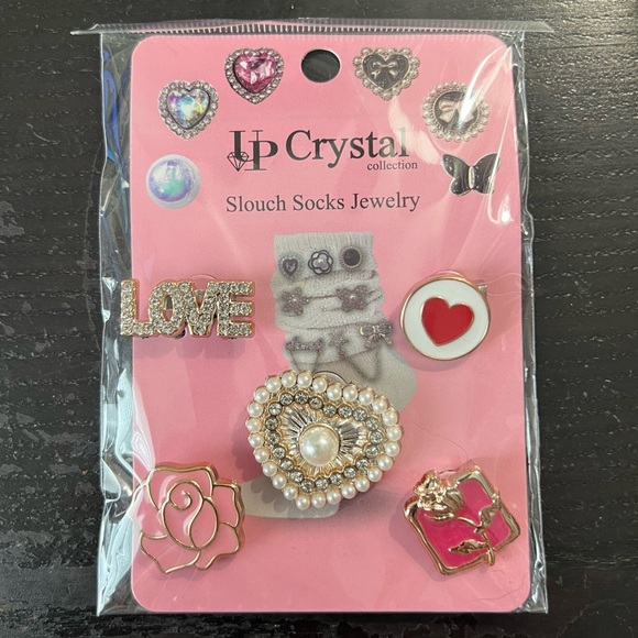 HP Jewelry - 2/$14 💥 NEW (5 pc) Jewelry Pin Charms for Socks, Shoes & Clothing (3694)